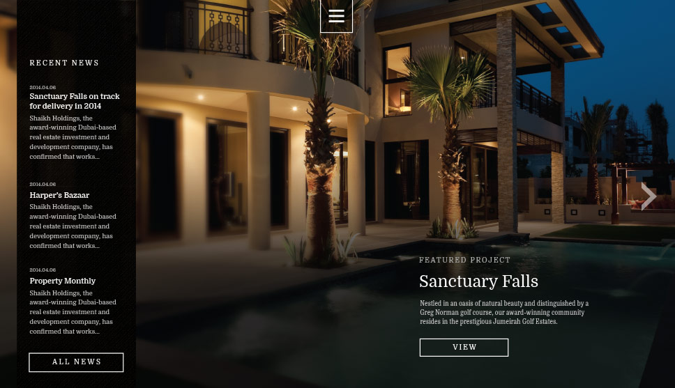 Shaikh Holdings Website Design